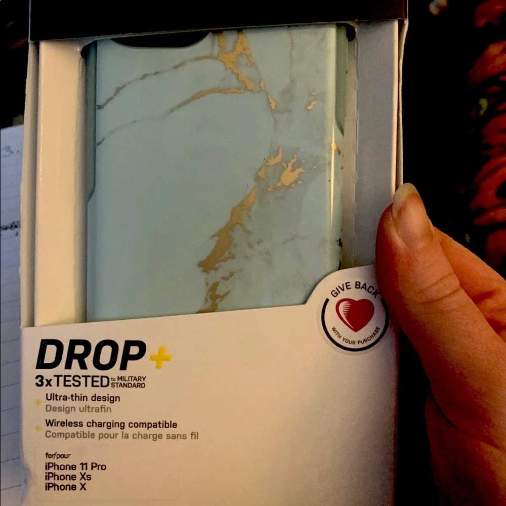 OtterBox 77-80289 Symmetry Series Case for iPhone 11 Pro, Xs, X - Teal Marble